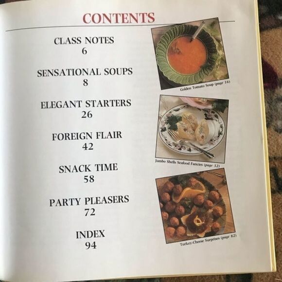Vintage Cooking‎ Class Appetizers Cookbook 1993 - Picture 5 of 10